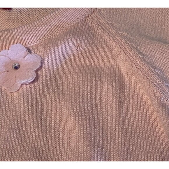 Princess Faith Toddler Girls Floral Cardigan Size 4T Pink Long Sleeve - Picture 9 of 12